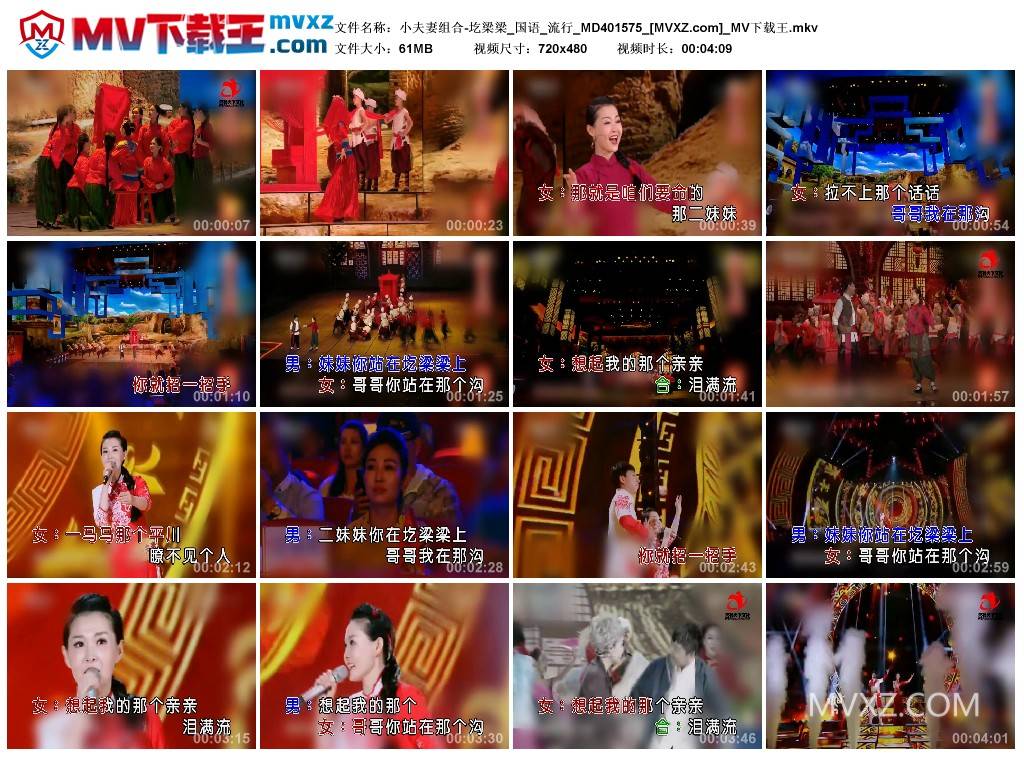 小夫妻组合-圪梁梁_国语_流行_MD401575